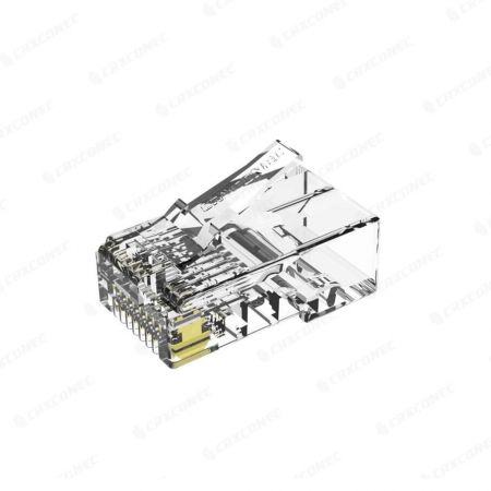 Cat5E UTP RJ45 Connector With 2 prongs Contact Blades - Cat.5E UTP RJ45 Connector With 2 prongs Contact Blades